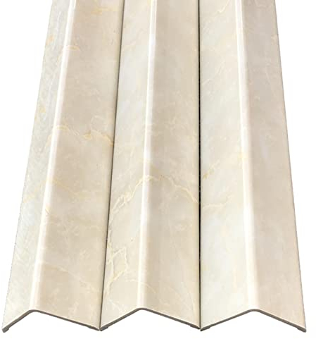 Schwellenstreifen, Bodenübergangsstreifen, PVC-Kantenschutz for Keramikfliesen-Tapeten, kollisionssichere Schränke, scharfe Ecken, Kantenverkleidung, Stoßstange (Farbe: Stil 4, Größe: 4 cm/1,57 Zoll B