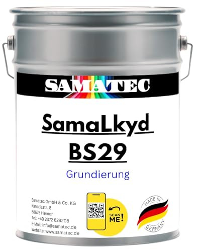 Spezialgrundierung Grundierung Primer Tiefengrund Wand und Boden 1K Alkydharz SamaLkyd BS29 (1Kg (ca. 2,8m²))