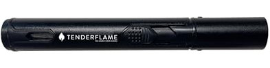 Tenderflame Allume-gaz Pen Torch Lighter, Non Toxique, ininflammable, écologique, sans Danger pour la Flamme, Noir, 15.5cm
