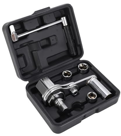 UPALDHOU Torsionsverstärker-Radmuttern-Entferner, 1/2 Zoll Torsions-Multiplikatorschlüssel Zum Lösen von Muttern, Übersetzungsverhältnis 1:16, Autoreifen-Muttern-Entferner mit 17 Mm, 19