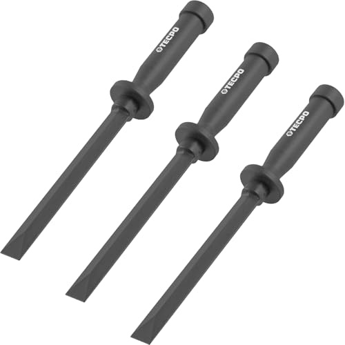 TECPO 3X Kunststoff-Schaber, 19 mm Breite, für empfindliche Oberflächen, zum Entfernen von Klebegewichten & Schutzleisten, nachschleifbare Klingen, langlebig, stoßfestes Nylon, vielseitig einsetzbar