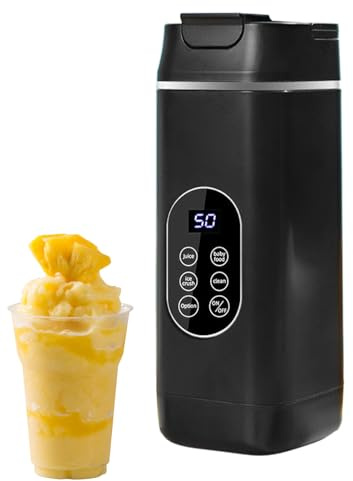 Mixeur à Smoothies Portable, Blender Et Mixeur à Smoo thies, Blender Smoothies, Appareil a Smoothi es, Blenders Portatif Sans Fil USB, Vitesse Réglable Pour Smoothi es, Outils Pour Fruits Et Légumes