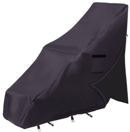 Cubierta elevadora de piscina, refugio resistente al agua, 48,98 x 20 x 35,98 pulgadas, diseño compacto, resistente al viento, ajuste resistente, silla de protección para exteriores, para cubierta