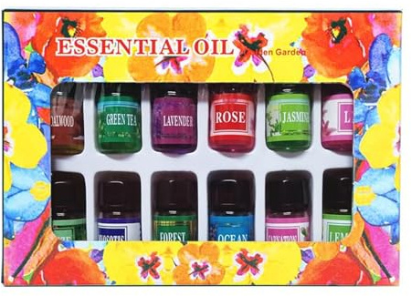 12er Pack Ätherische Öle Aromatherapie Öl Set Für Diffusor Duftöle Geschenksets Düfte Luftbefeuchter Seifenherstellung Düfte