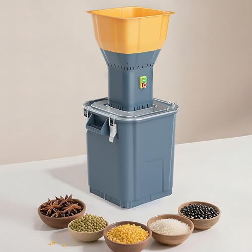 CIELOBLOEN Moulin Électrique Professionnel 1300W - Moulin à Céréales et Moulin à Grains avec Poignée de Transport - Capacité 30/45/55L - pour Maïs, Blé, Riz, Épices, Herbes Sèches 30L