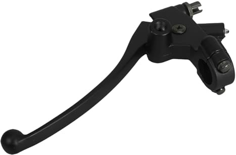 Mikinona Manija Negra de Embrague de Freno Palanca de Motocicleta | Aluminio, Instalación Rápida, Soporte Estable, Agarre Ergonómico, Amplia Compatibilidad