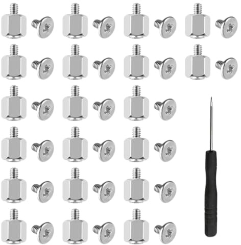 WUYJI Vis pour ordinateur Kit de 20 vis ASUS M.2 avec tournevis, compatible avec les cartes mères ASUS et les cartes mères PC.
