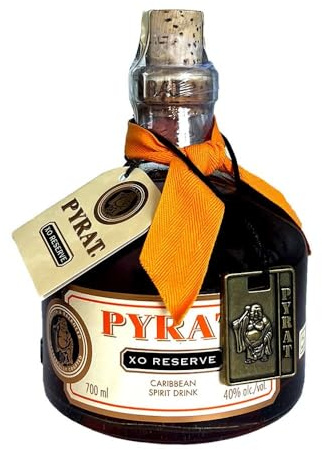 Pyrat XO Reserve Rhum Antillais, 40% vol, 70 cl/700 ml, ambré
