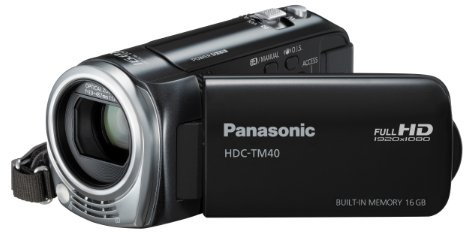 Panasonic HDC-TM40 16GB camcorder with 16GB Internal Flash Memory (Black)