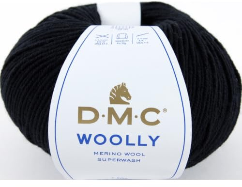 DMC - Woolly, 100% Merinowolle - weiches Gefühl auf der Haut | 50 Gr