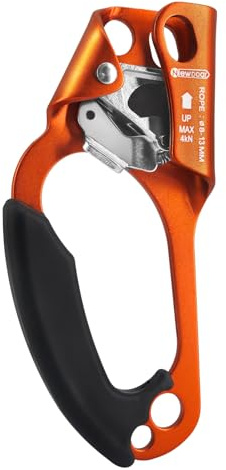 NewDoar Hand Ascender Rock Climbing Tree Arborist Rappel Gear Equipo Abrazadera de Cuerda para Cuerda de 8~12MM