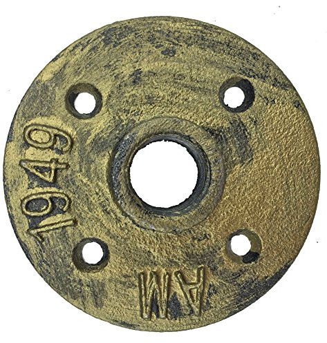 MELARIO 4 stk 1/2 Zoll Flansch Gewindeflansh Temperguss GoldenRohr Mit Gewinde Heizung