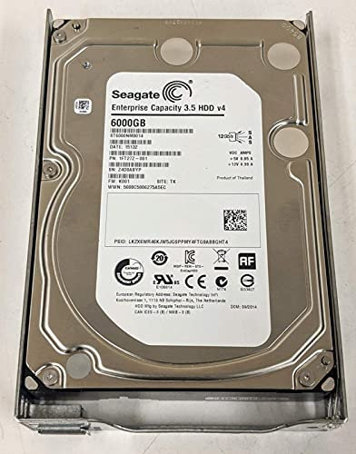 Seagate ST6000NM0014 6TB Enterprise Desktop Hard Disk Drive - 7200 RPM SAS 12Gb/s 128MB 3.5