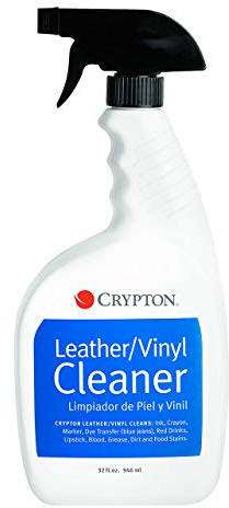 Crypton Leather & Vinyl Cleaner - Gently cleanses leather or vinyl surfaces to break up difficult stains including dirt, grease and food stains. (32 fl. oz.)