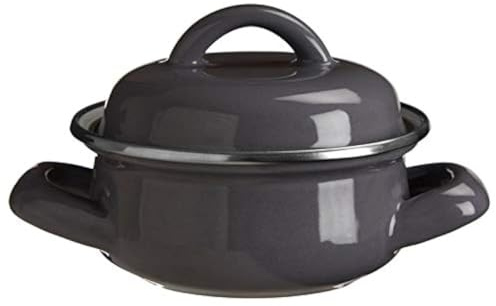 Premier Housewares 0104593 Mini cazuela con Tapa, Asas Anchas, Esmalte