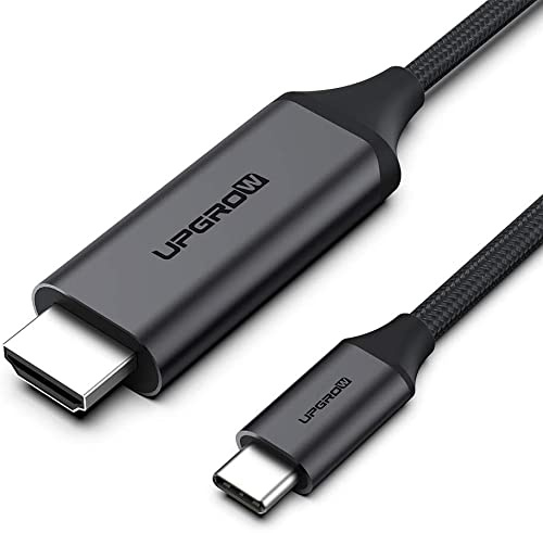 Upgrow, Cavo da USB-C a HDMI, 4K a 60 Hz, 1,8 m, da USB tipo C a HDMI, per MacBook Pro, MacBook Air, iPad Pro, iMac, Chromebook Pixel