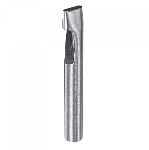 sourcing map Ovalado Agujero Punzón 4x15mm Cuero Hueco Cortador Oblongo Punzón Troquel para Correa Cinturón Reloj Banda Cuero Artesanía Trabajo