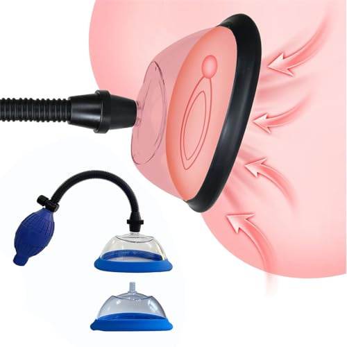 Youxclian Vagina Pumpe Set Vaginalpumpe 2 pcs Klitorispumpe Muschipumpe Saugnapf Schröpfen Vakuum Sucker Frau Klitoris Stimulator Klitorissauger Vaginasauger Pussy Pump Sexspielzeug für Frauen Paare