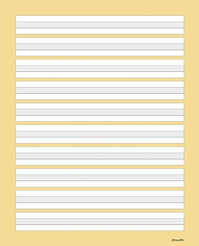 TimeTEX - Geschichtenheft GH1 - Schreibheft für Schreibanfänger | FormaTEX Format, Lineatur 6/6/6 mm | Grau hinterlegte Mittelzeile, verstärkte Grundlinie, linke Seite für Zeichnungen & Übungen