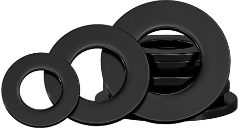 Ctyjia 20 Piezas Arandelas Planas, Arandelas de Seguridad, M4 Arandelas de Plastico, 4mm ID 9mm OD 1mm Grosor