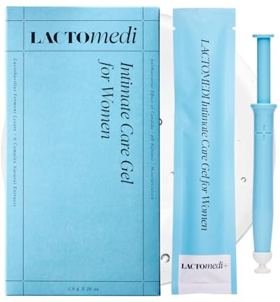 LACTOMEDI Intimate Care Gel | 20-Day Intensive Care Package | Vaginal Probiotics Applicator | Yeast Infection Care | BV Care for Women | pH Balance Gel | Itchiness and Unpleasant Odor | 1Box x 20pcs