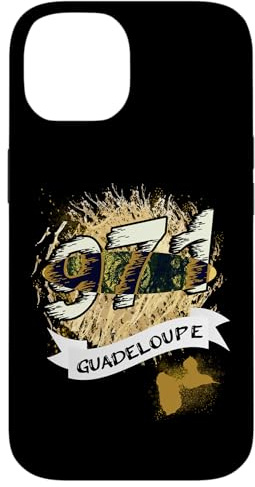 carte de la guadeloupe 971 - Cadeau souvenir gwadloup gwada Coque pour iPhone 14
