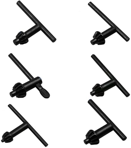 Oiieco 6‑Stück Bohrfutter‑Schlüssel Set 4/6/10/13/16/20 mm – Chrom‑Vanadium‑Stahl, Universal Schlüssel für Bohrmaschinen, Schlagbohrer & Spannfutter – Präzise & Robust für Werkstatt & Heimwerker