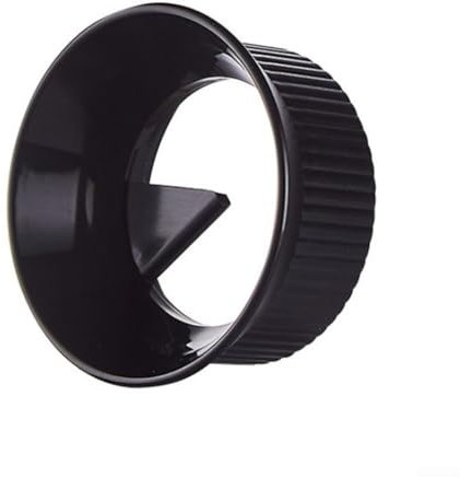 Moka Pot Coffee Dosing for RING Tamper Distributor Rotary Design, Suitable for Most Pots (Black 82MM)