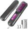 Audasi Cepillo Alisador De Pelo Sin Cable Cepillo Alisador Térmico Portátil De Viaje Recargable Por Usb Cepillo Alisador Térmico Iónico Con 2 Clips Y Bolsa De Almacenamiento Para Mujeres