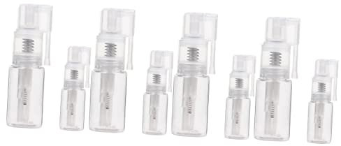 TOVINANNA 8pièces Flacons Vaporisateurs Réutilisables Bouteilles Transparentes Pour Médicales Et Salines Design Ergonomique Et Léger Pour Voyages Et Utilisation Quotidienne