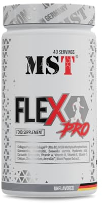 MST® Nutrition Flex Pro Pulver – Kollagen, MSM, Glucosamin, Chondroitin & Hyaluronsäure – Hochwertige Rezeptur – Made in Germany (600g, Geschmacksneutral)