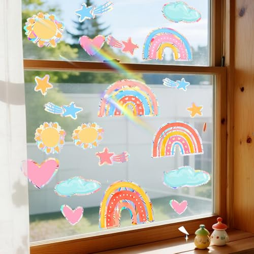 Graz Design - Adesivo per finestra con prisma, protezione dagli uccelli, anti-collisioni, per finestre, vetro