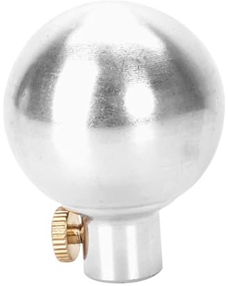 Generic Stimmgabel-Aufsatz, generisches Zubehör für Meditation, verschleißfest, abnehmbar, Silber 3.5x5x1.4cm