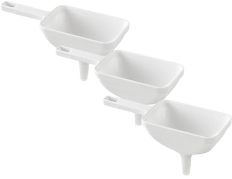 PRETYZOOM 3 Piezas Embudo Grande para Accesorio de Cocina Multiusos Embudo de Gran Diámetro para y