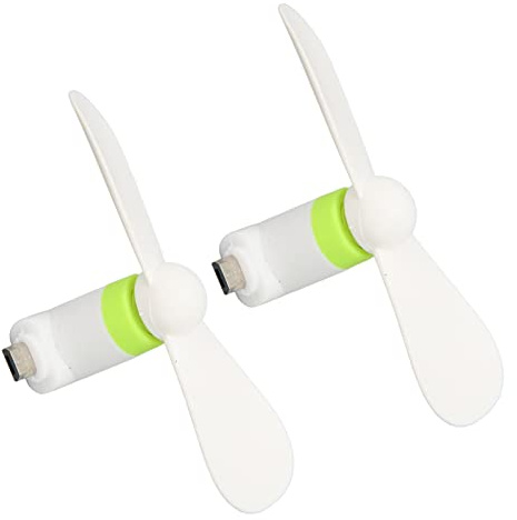 UPALDHOU Ventilador de Teléfonos Celulares, Ventilador Móvil USB Tipo C Portátil con Placa de Protección IC, Altamente Compatible y Duradero para, Cuchilla de Extraíble