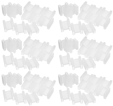 Zerodeko 300 Cache-prises de Sécurité Bébé à 2 Broches en Plastique Transparent, Bouchons Anti-poussière pour Prises Électriques Américaines, Protection Solide pour Maison et Bureau