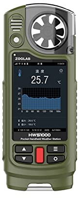 Estación meteorológica portátil HWS1000-Versión profesional En tiempo real