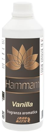 IDRO BATH Fragranza Aromatica per Bagno Turco e Hammam VANILLA 500 ml | Fragranza Aromatica Concentrata al profumo di Vaniglia