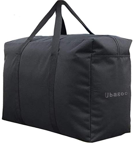 Ubagoo 180L Super Groß Aufbewahrungstasche 600D Oxford Heavy-Duty Belastbare Tragetasche Mit Handgriff für Bettzeug Matratzenauflagen Decken Bettdecken and Kissen(100*55*33CM,180L)