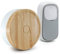 Avidsen Bamboo Funk Türklingel, umweltfreundlich, Bambus/recycelter Kunststoff, ohne Batterien, 150 m Reichweite, IP44 wetterfest, 32 Klingeltöne, 102498, Holz