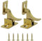 Chiavistello Porta Scorrevole Serratura – 2 pcs per Porte di Sicurezza, in Legno Finestre e da Giardino, 90 gradi finestra, ad angolo retto con fibbia bulloni hardware accessori la casa