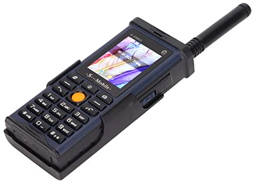 Téléphone Senior de Base Débloqué GSM 2G, Téléphone Portable Senior 4 Emplacements pour Carte SIM, Téléphone à Grand Volume Facile à Utiliser pour Les Personnes âgées, avec(Bleu Marine)