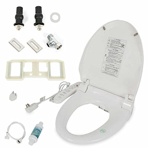 WC Sitze Elektrisch Toilettensitz Dusch WC Aufsatz Selbstreinigenden Elektrisches Bidet Sitz Gewärmter Sitz