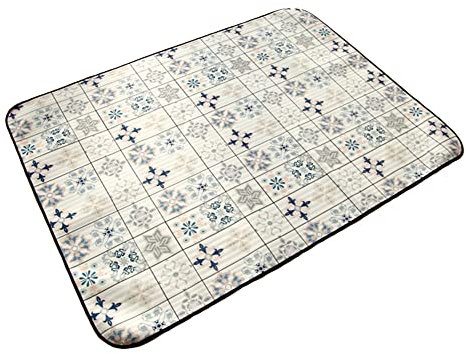 YAOTT Mehrzweck Teppich Outdoor-Camping-Rasenmatte Picknickdecke Tragbares Blumenmuster Picknickmatte Große Faltbare Reisedecken Stranddecke Campingdecke Beige