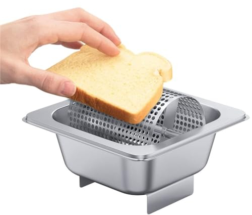 VIOLK Rullo for Burro for Padella in Acciaio Inossidabile, Rullo for Burro, Rullo for Burro Manuale, Rullo spalmatore for Burro, Rullo for Burro, Rullo Perforato Design Rimovibile, Facile da Pulire