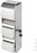 Desyeryamimi Distributeur de Papier Toilette Commercial avec verrou - Distributeur de Papier Toilette 3 Rouleaux en Acier Inoxydable - Support Mural Double Rouleau pour Salle de Bain/Toilettes