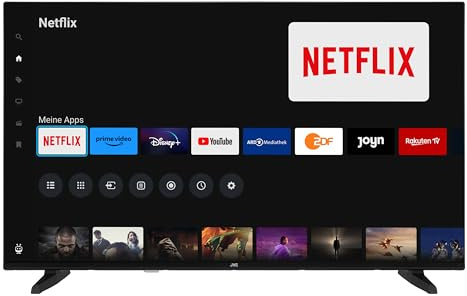 JVC Fernseher 43 Zoll Smart TV powered by TiVo (4K UHD, HDR Dolby Vision, Dolby Atmos, Triple-Tuner, 6 Monate HD+ inkl.) LT-43VU3455