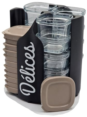 Artisan 3d Seb Multidelices Joghurtbereiter Aufbewahrung für 12 Gläser und Deckel - ein Muss für Joghurt-Liebhaber
