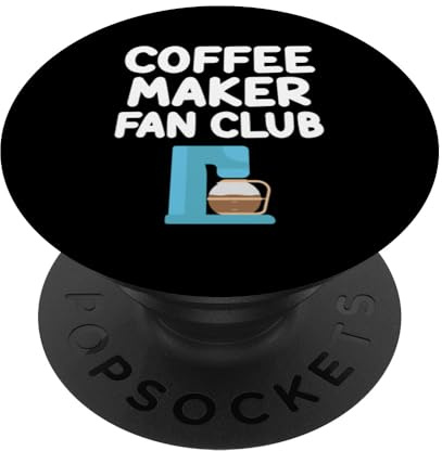 Cafetera Fan Club Drip Espresso Prensa francesa Cold Brew PopSockets PopGrip Intercambiable