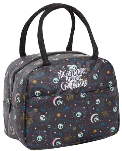 Bolsa de Almuerzo Disney Pesadilla Antes de Navidad para Adultos, Adolescentes, niños, Escuela de Trabajo, Bolsa de Mano aislada de Gran Capacidad